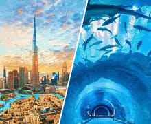 Dubai City Tour, Burj Khalifa, & Dubai Aquarium Dubai City Tour, Burj Khalifa, & Dubai Aquarium