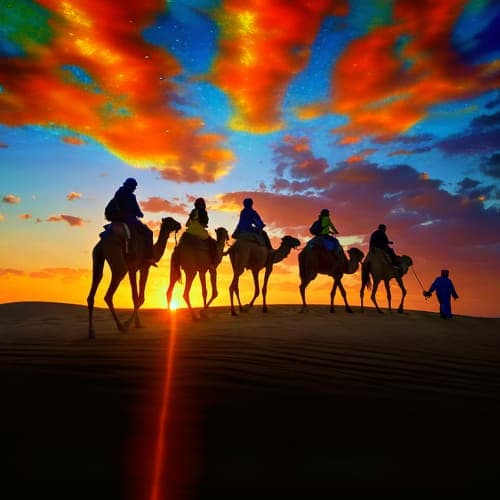 Camel Trekking in Abu Dhabi ride