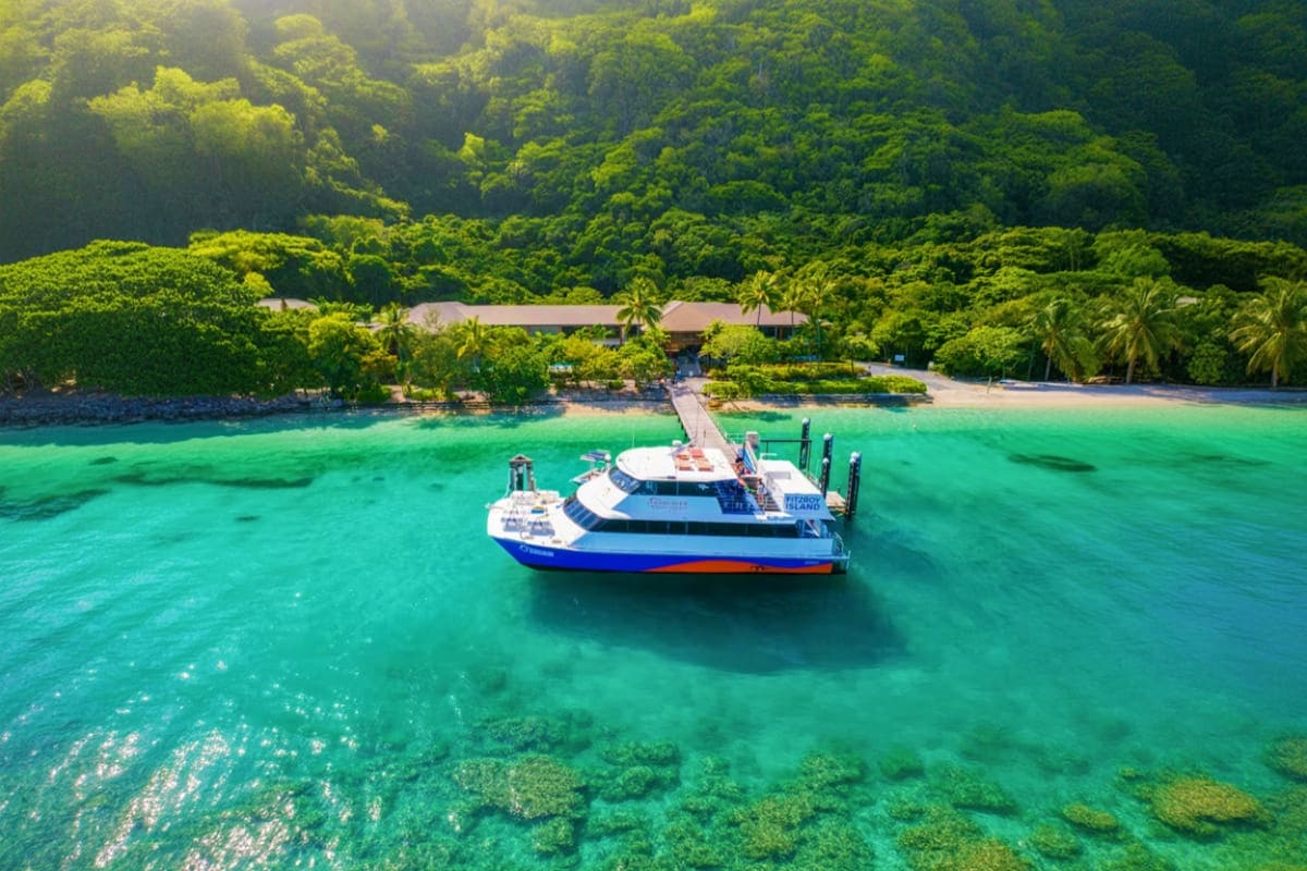 Coral Island By Catamaran Boat