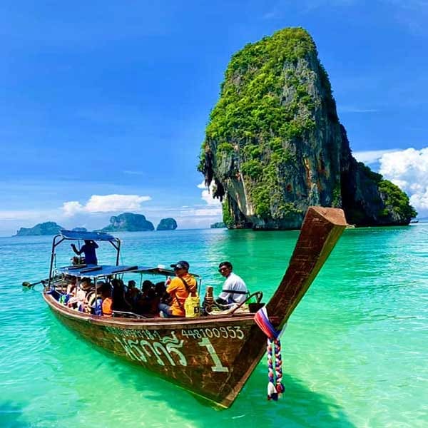 Krabi 4 Island Tour by Longtail Boat with Lunch Krabi 4 Island Tour by Longtail Boat with Lunch