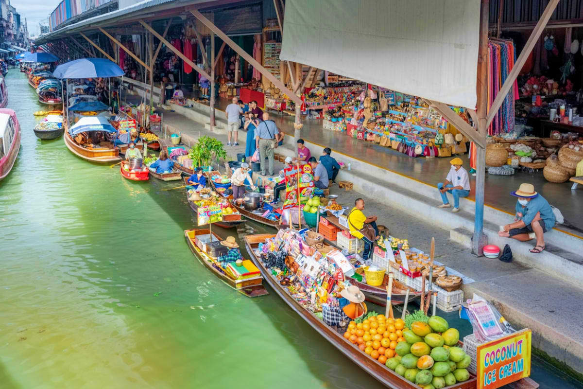 Bangkok Floating Market Bangkok Floating Markets