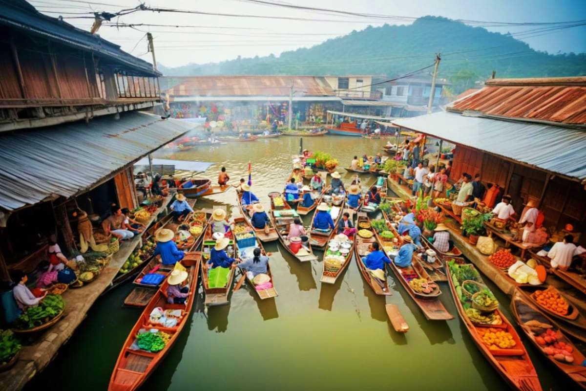 Bangkok Floating Market Bangkok Floating Markets
