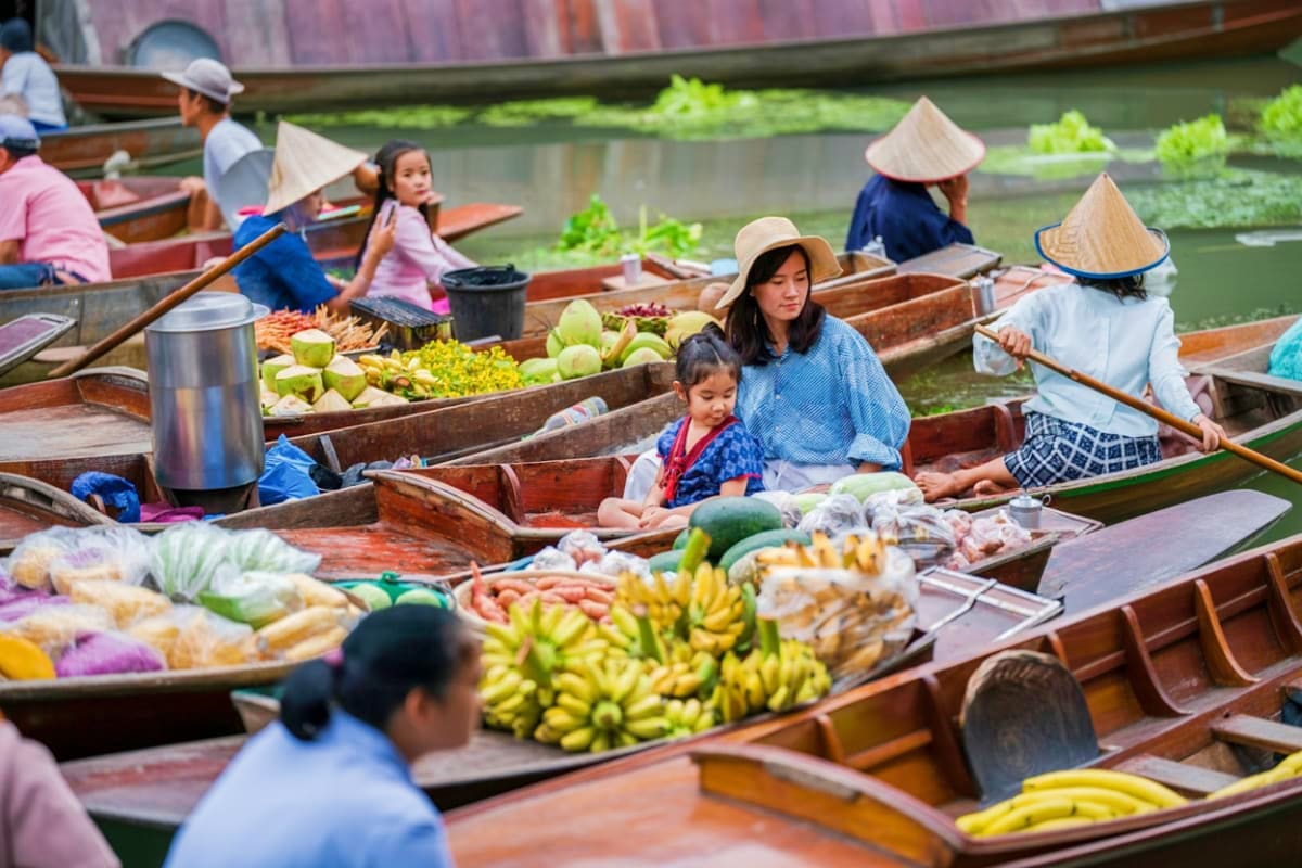 Bangkok Floating Market Bangkok Floating Markets