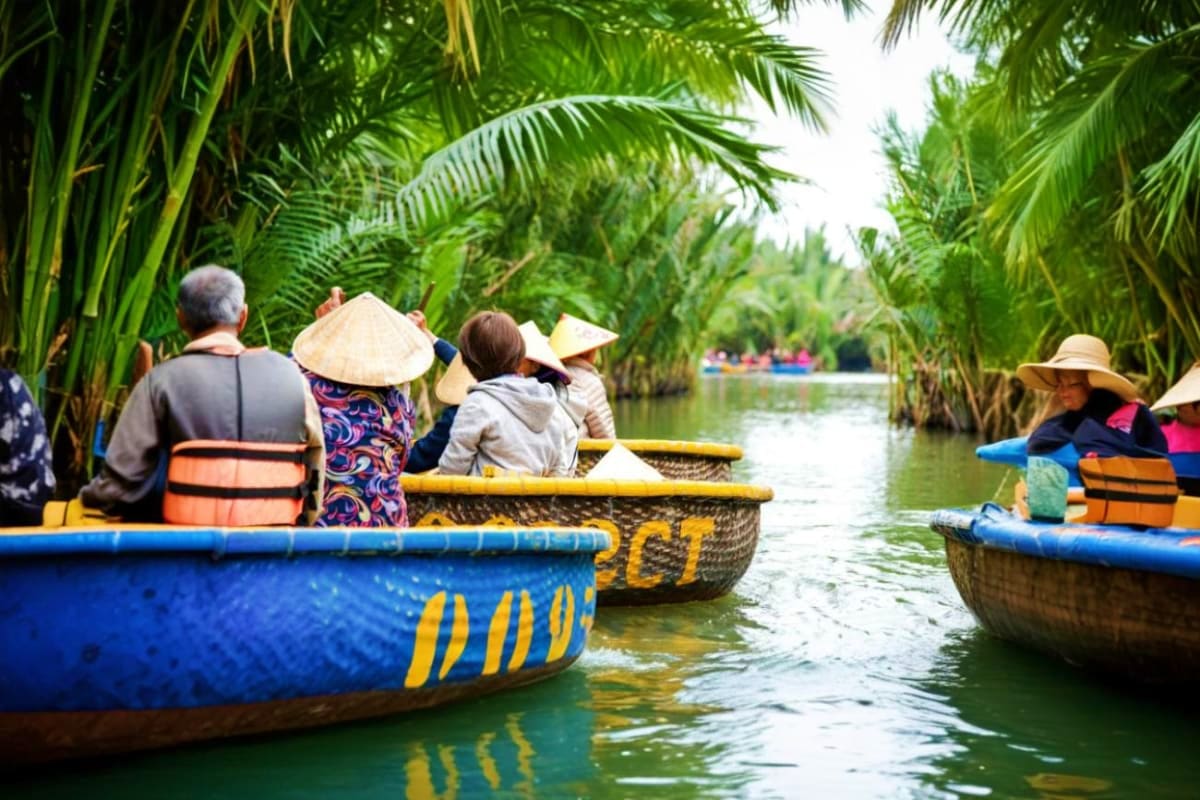 Hoi an ancient town with Cam thanh coconut village tour