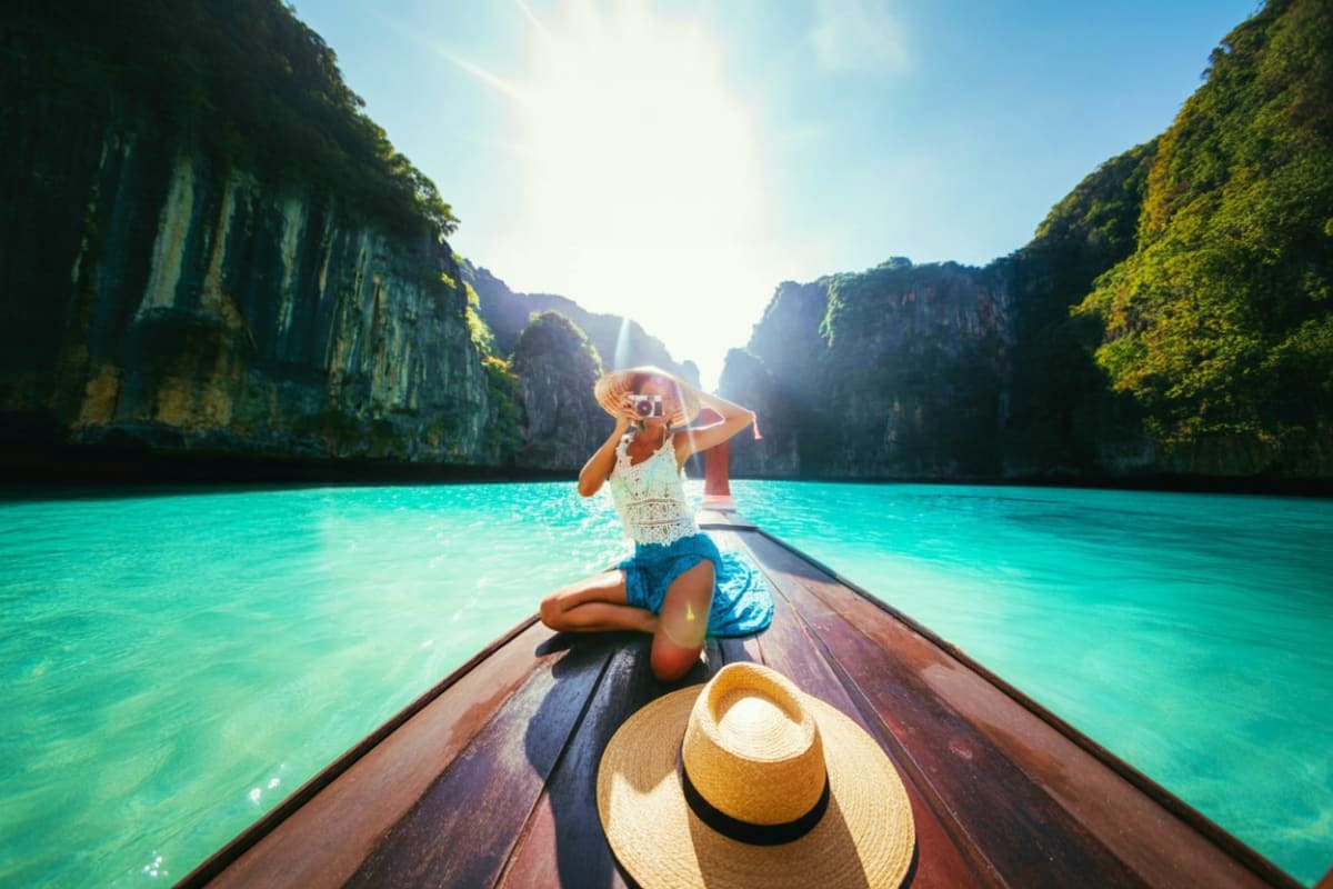 4 Island tour on long tail boat