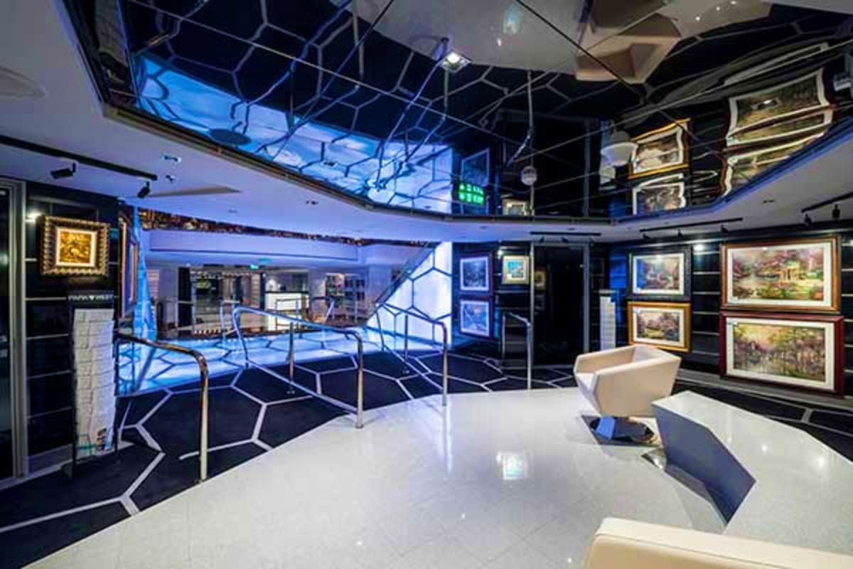 MSC Seaview Western Mediterranean Cruise Art Gallery