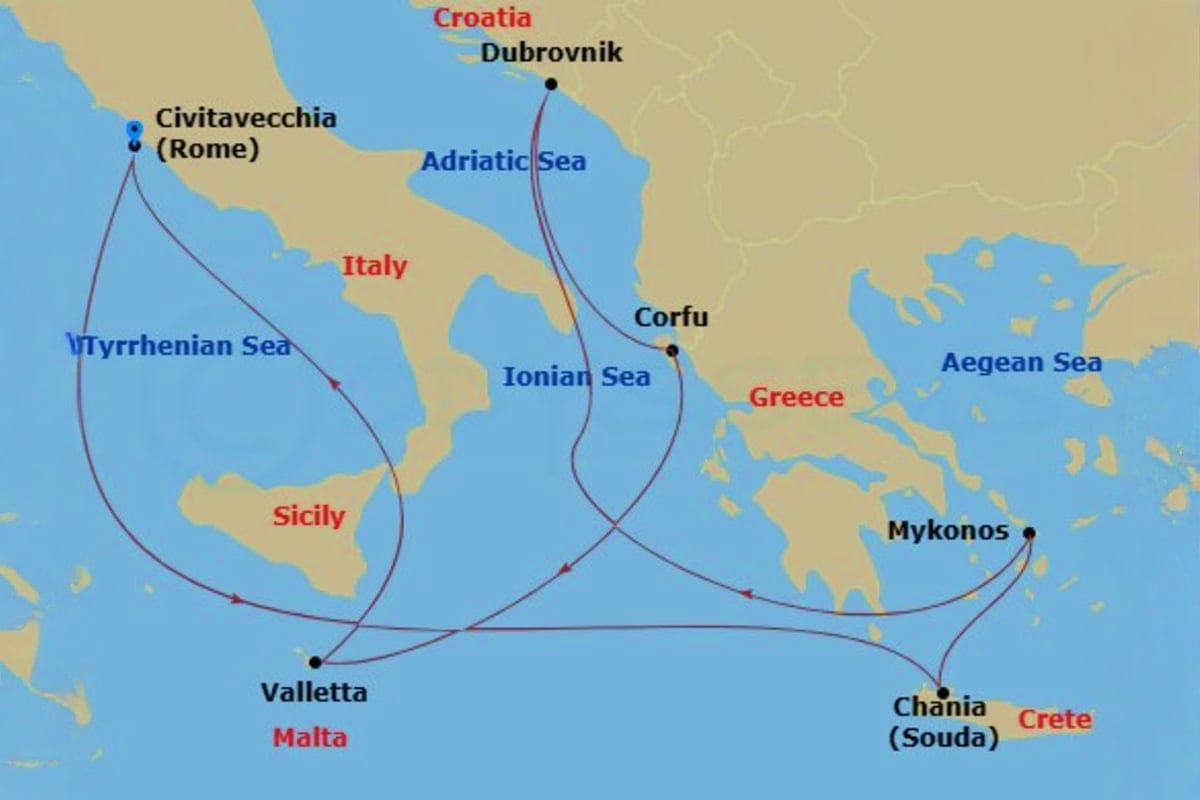 Disney Dream Greek Isles Cruise CVV_CHQ_JMK_DBV_CFU_VLT_CVV