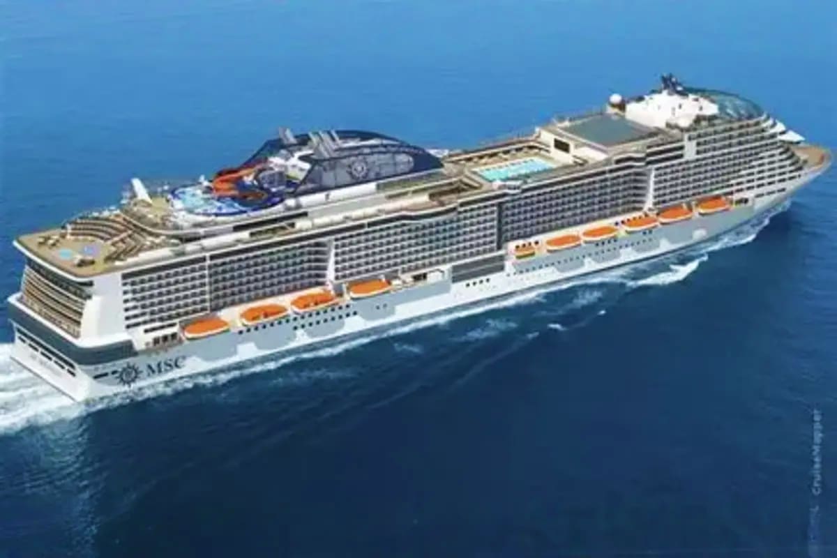 MSC Grandiosa Western Mediterranean Cruise. ship