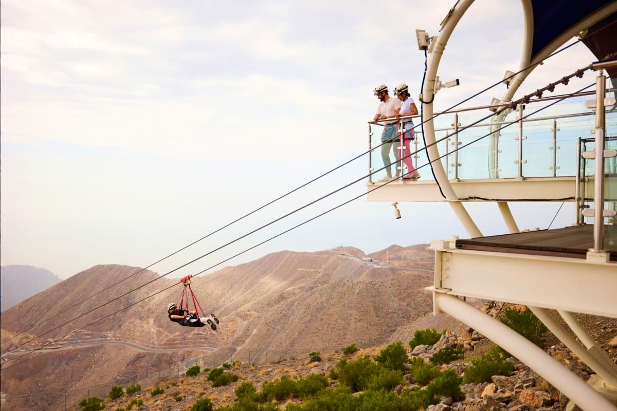 Jebel Jais Zipline from Dubai Dubai