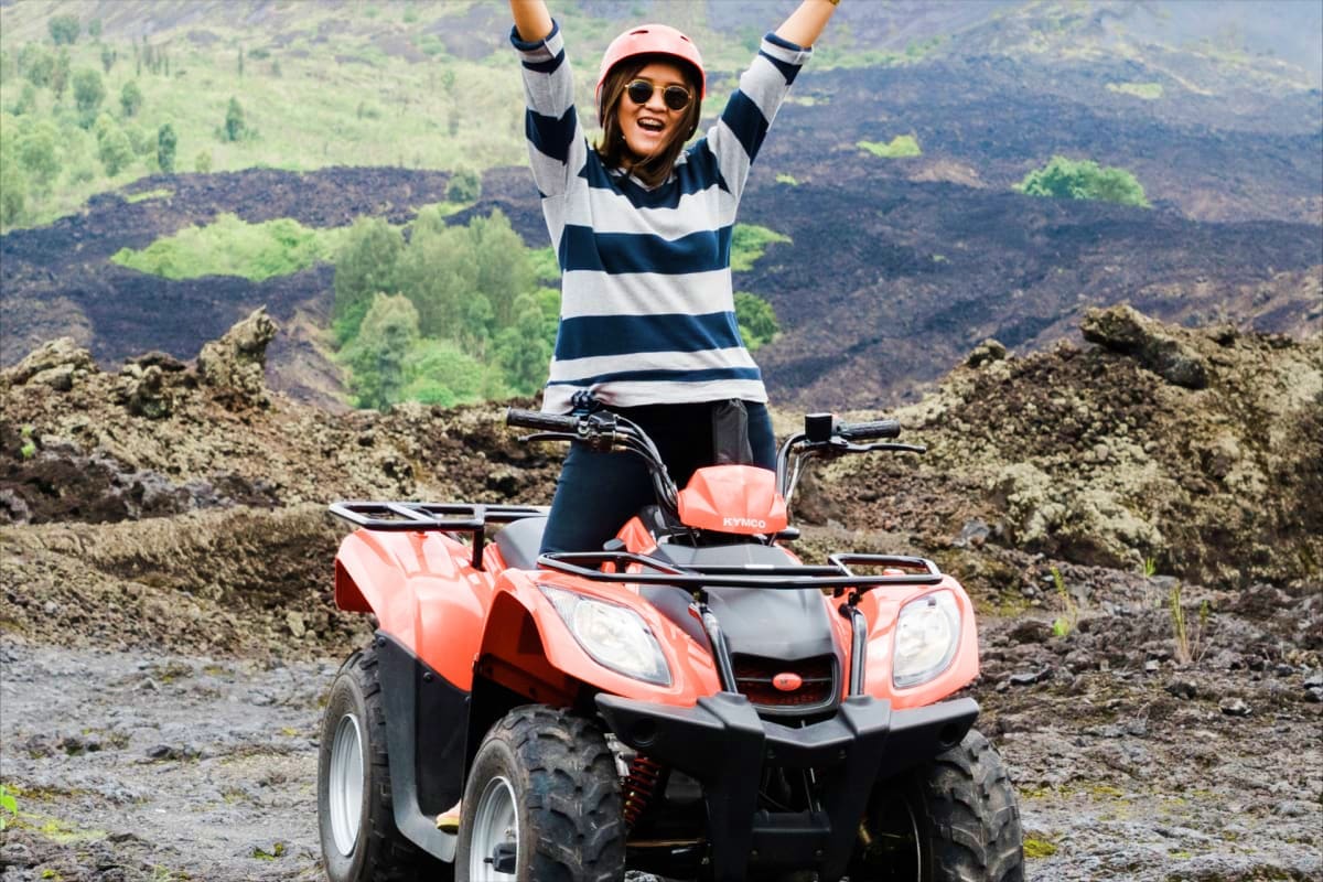 Ubud Mount Batur Full-Day Adventure Dirt Bike Experience Black Lava Tour