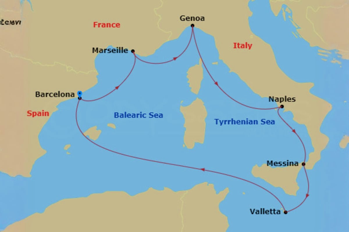 MSC World Europa Mediterranean Roundtrip Cruise BCN