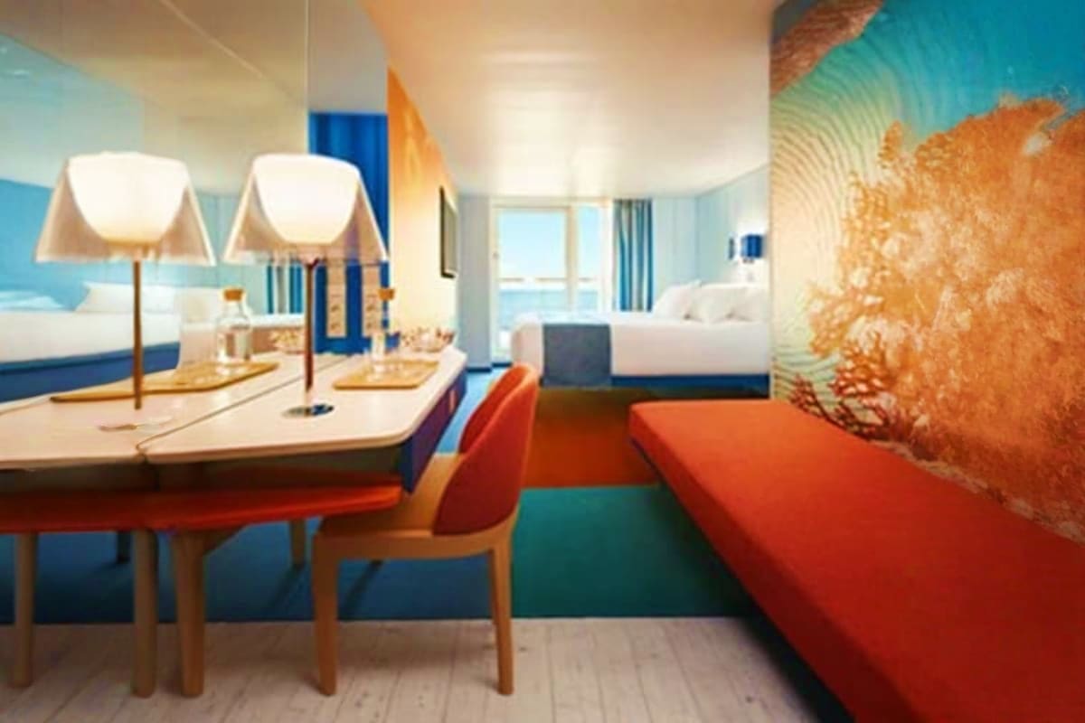 Costa Toscana Mediterranean Cruise Balcony stateroom