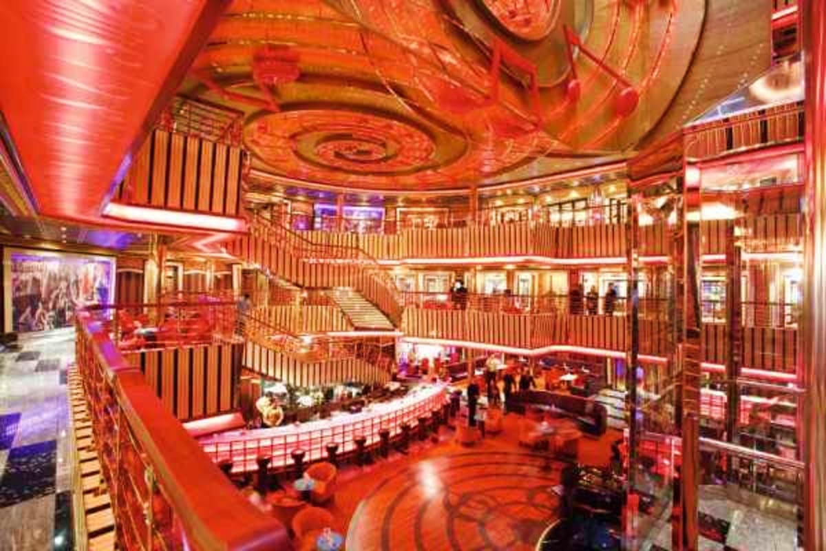 Costa Pacifica Europe Cruise Atrium