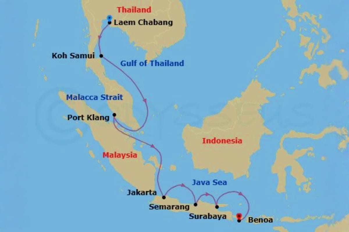 Seven Seas Explorer Pagoda Voyage LACH_USM_XPQ_JKT_SRG_SUB_BEOA