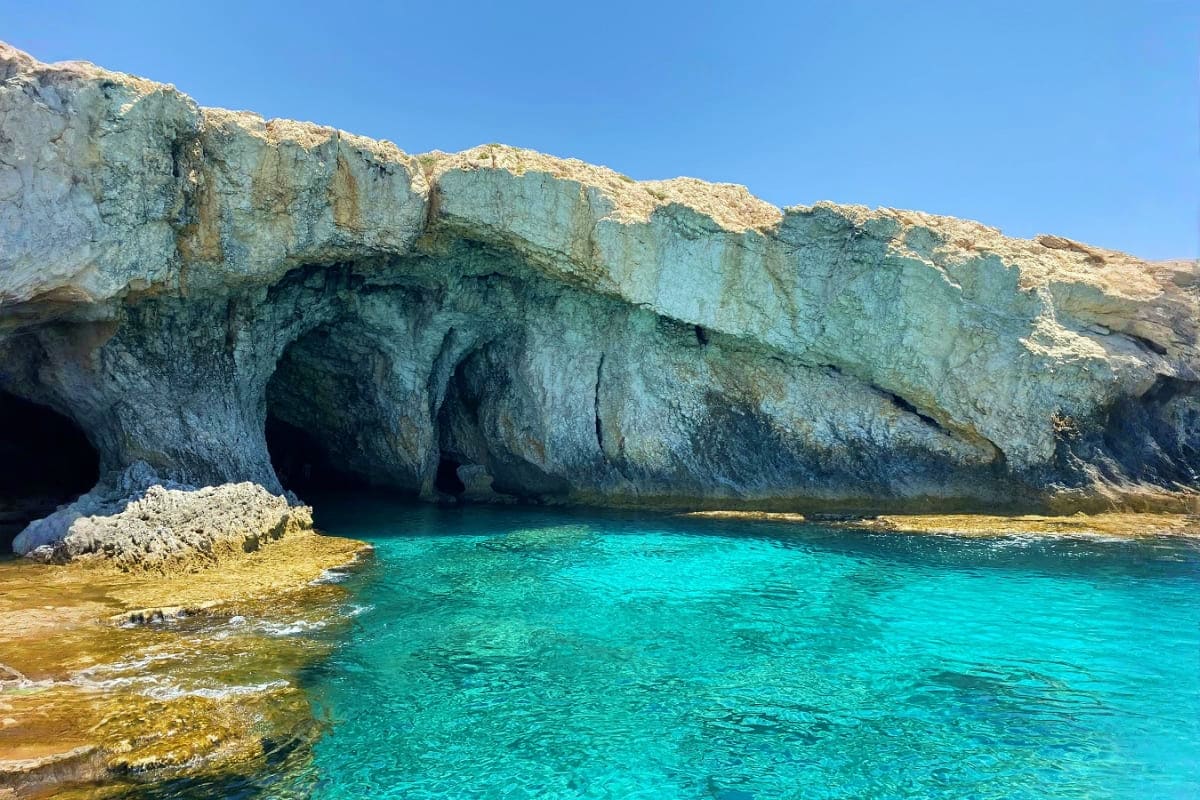 Blue and Green Caves