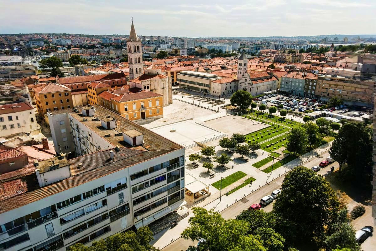roman forum zadar croatia