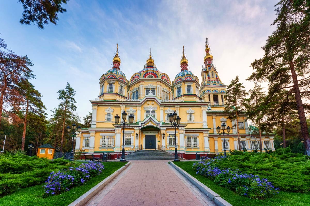 Panfilov Park  Zenkov Cathedral