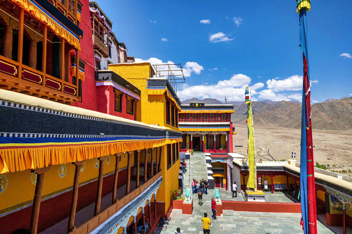 High Altitude Ladakh Bike Tour Pangong Hanle and Umling La thiksey-monastery