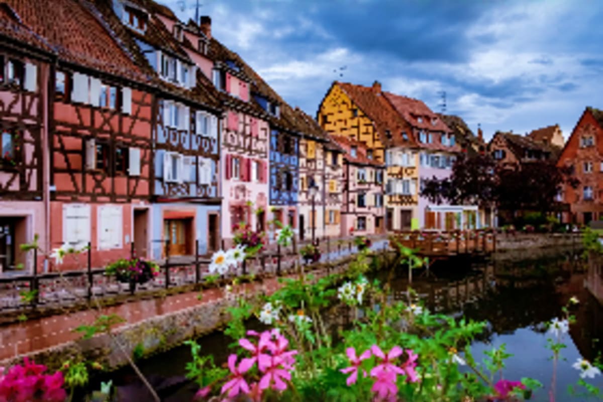 Glimpse of Switzerland and France Strasbourg town