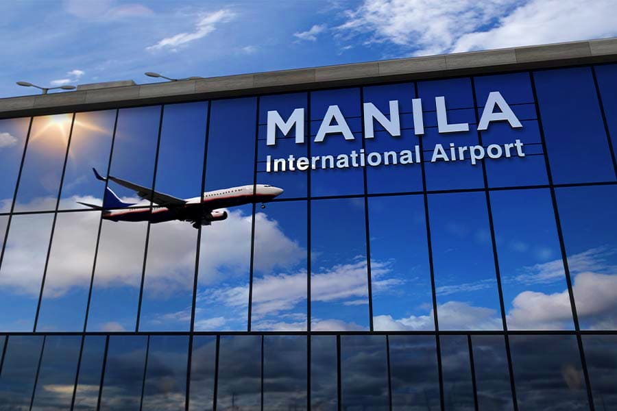 Arrival in Manila Arrival in Manila