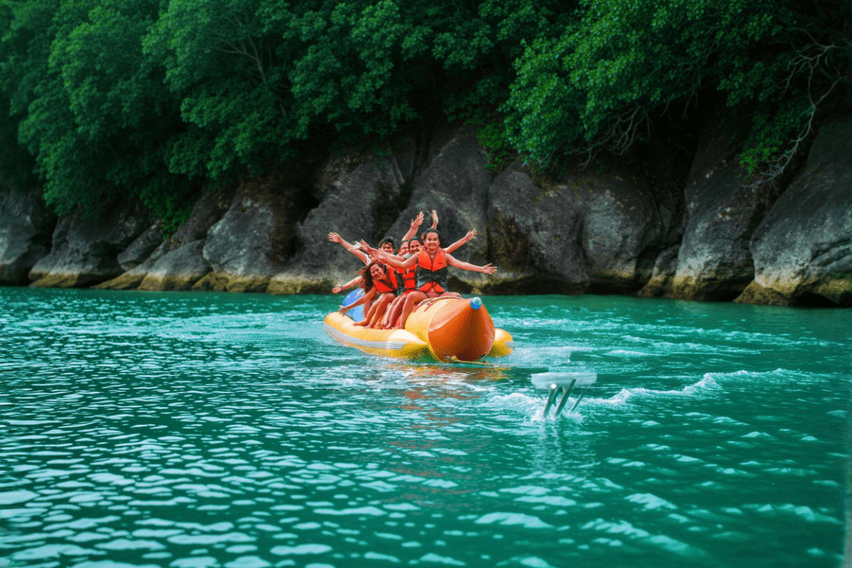 Banana Boat Ride in Boracay