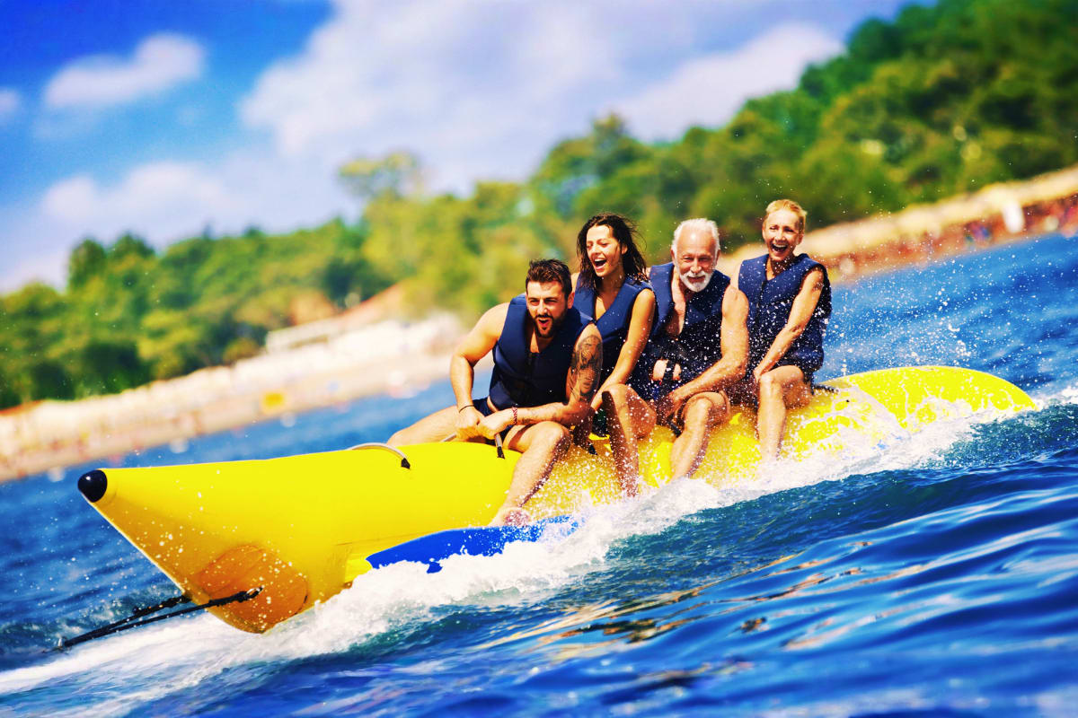 Banana Boat Ride in Boracay