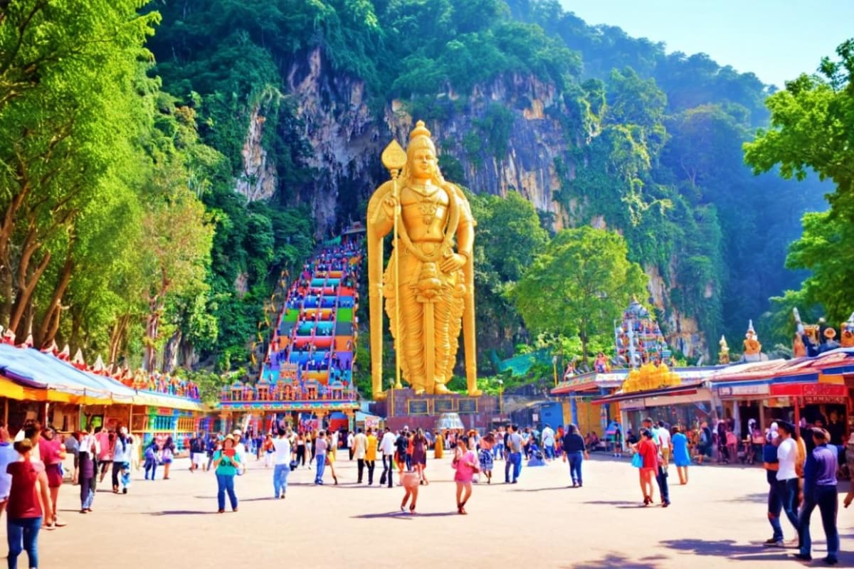 Batu Caves Cultural Tour with Ramayana Caves Visit
