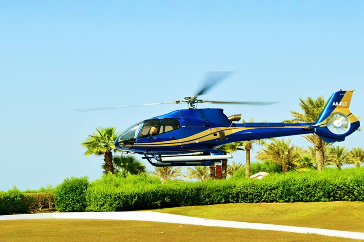 Helicopter Ride in Abu Dhabi heli