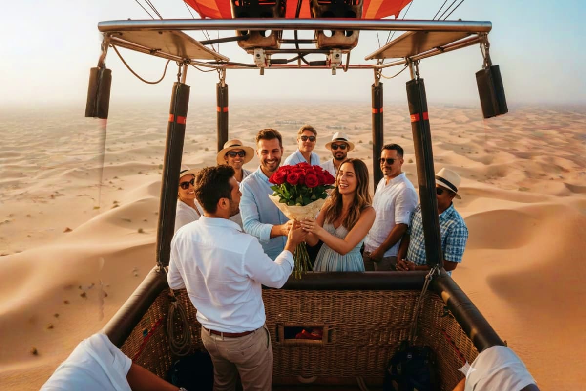 Hot Air Balloon Valentines Day Offer