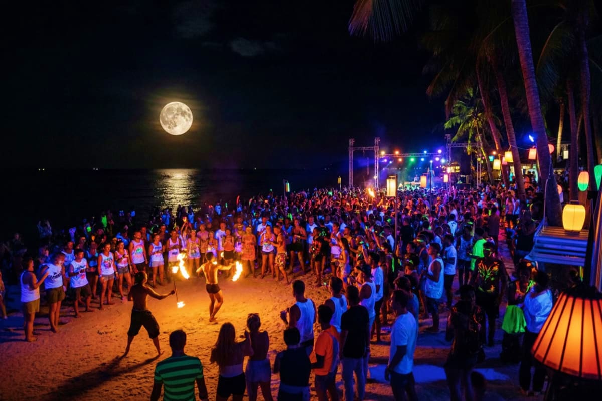 Koh phangan full moon party by speedboat