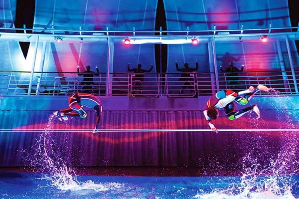 Royal Caribbean Western Mediterranean Cruise Aquatheater_Show