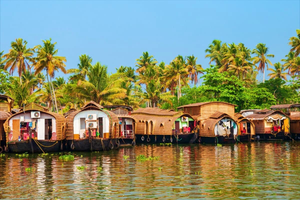 Houseboats in alleppey