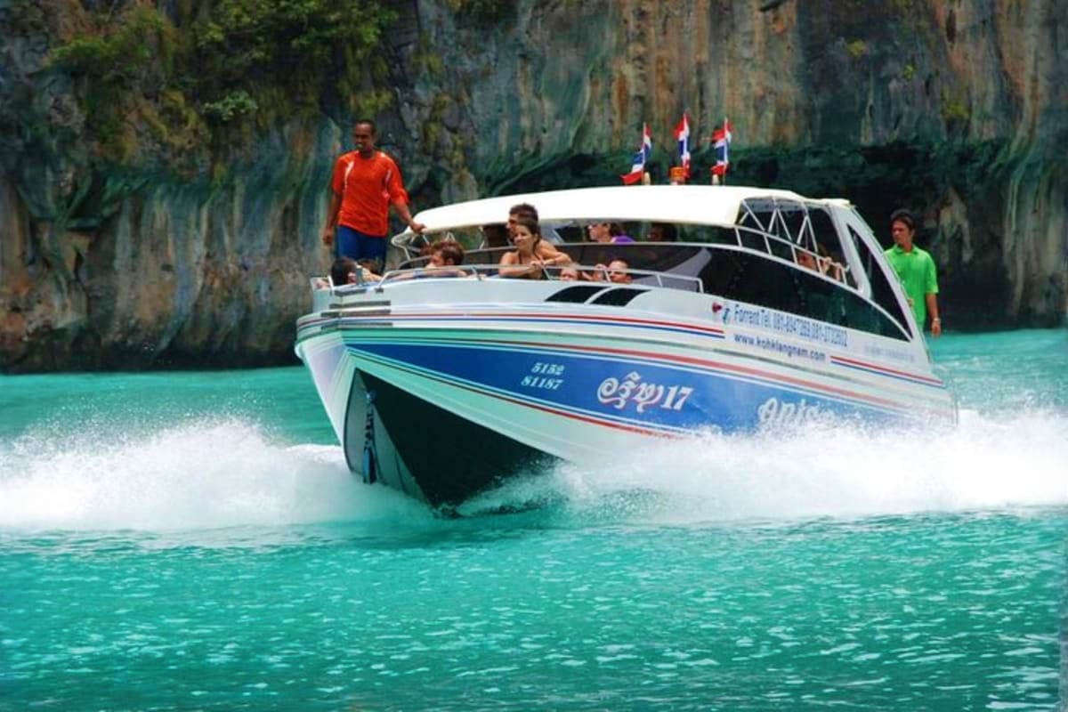 Phi Phi Island on Speed Boat