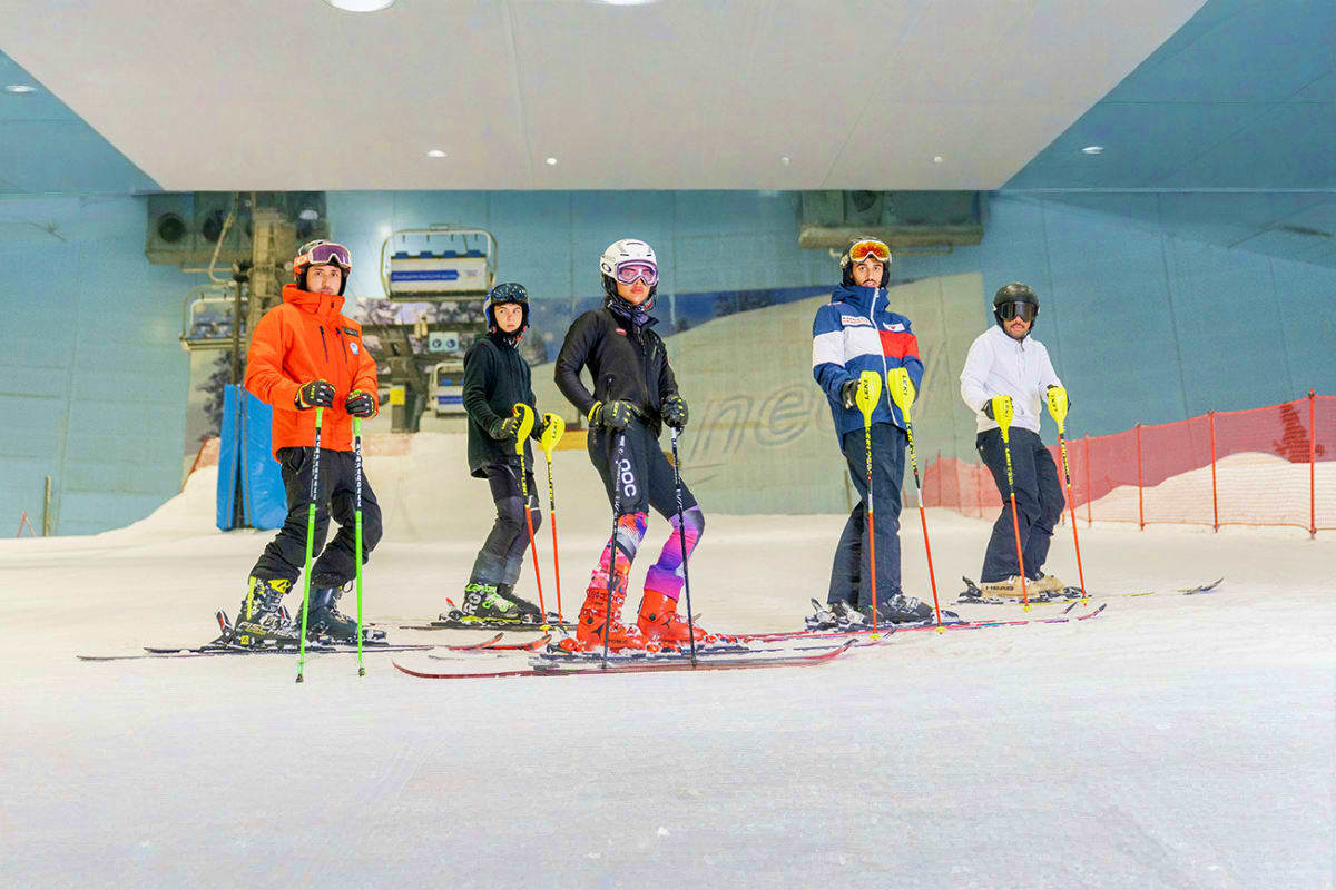 Ski Dubai from Abu Dhabi ski1