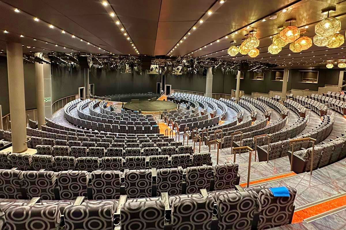 Koningsdam Alaska Voyage Vancouver theater