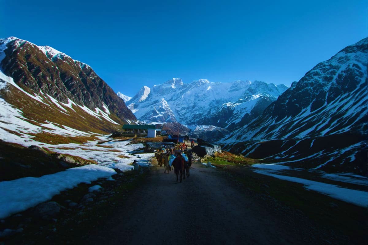 Sonprayag to Kedarnath temple walk
