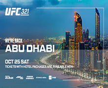 Entry to UFC 321 Abu Dhabi (NURMAGOMEDOV vs BAUTISTA)