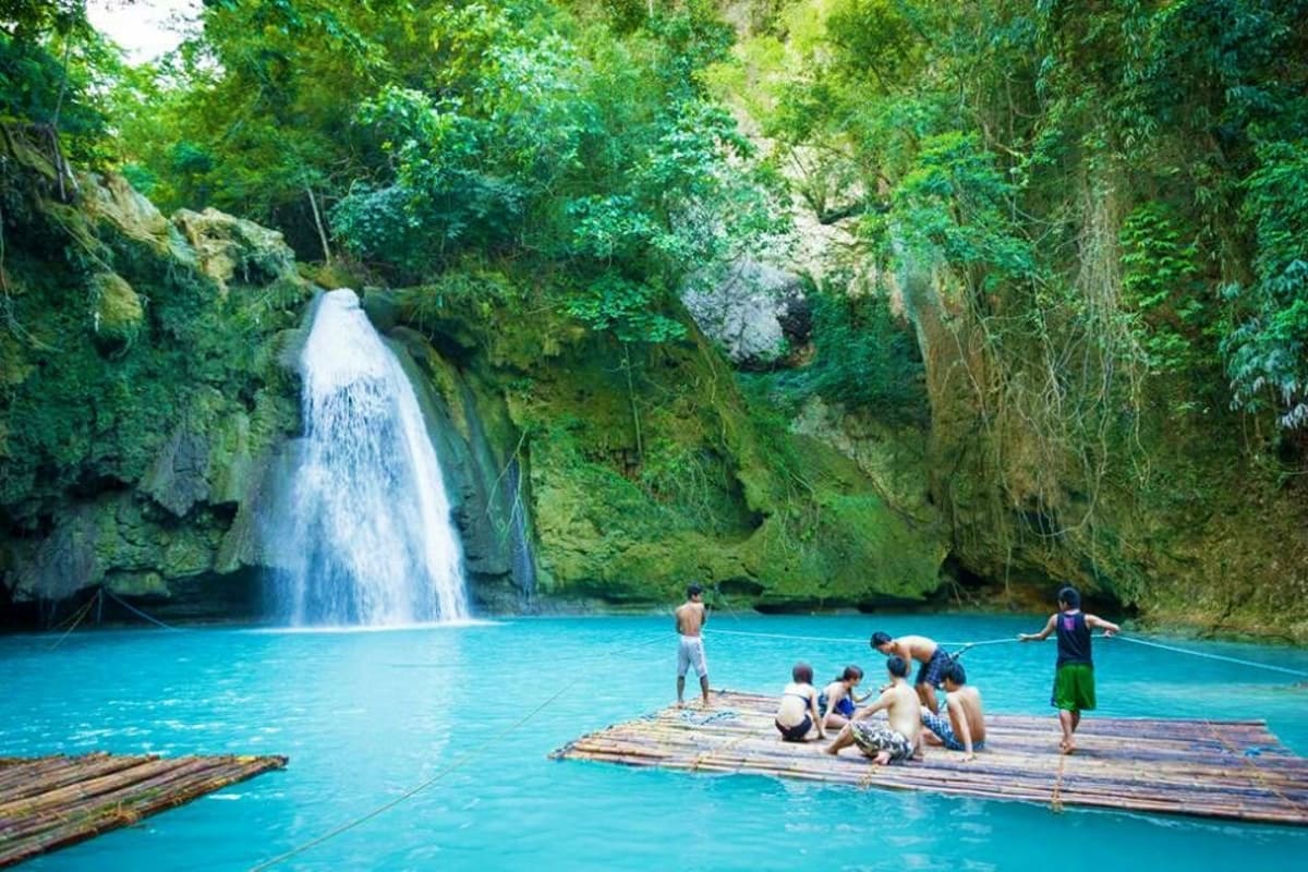 Best of Cebu Bohol and Panglao Island Bamboo Raft Ride
