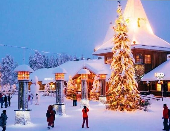 Santa Claus Village, Santa Park & Northern Lights Photography