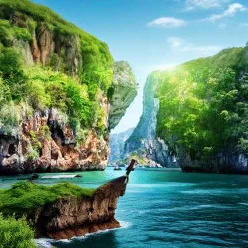 Krabi Hong Island Tour by Longtail Boat