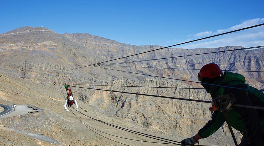 RAK zipline adventure