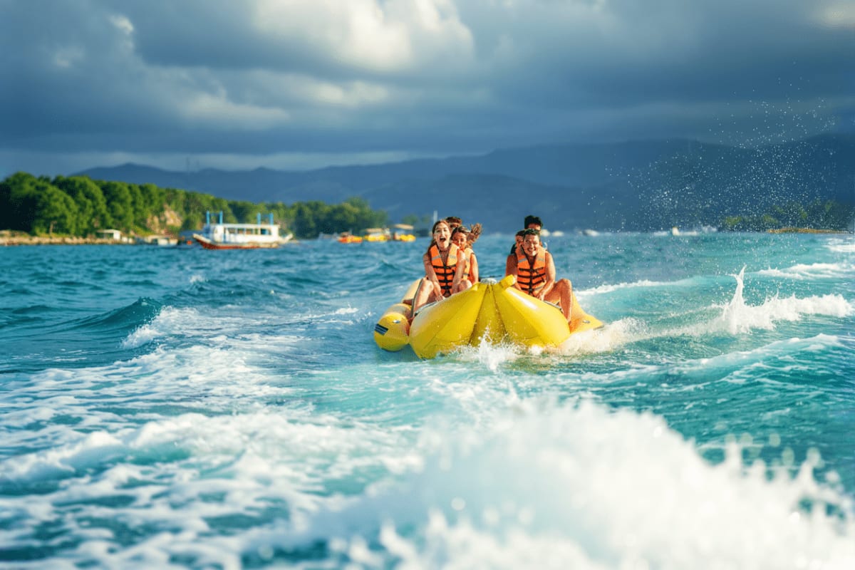 Banana Boat Ride in Boracay