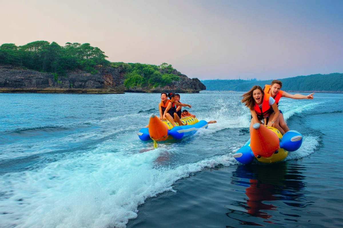 Banana Boat Ride in Boracay
