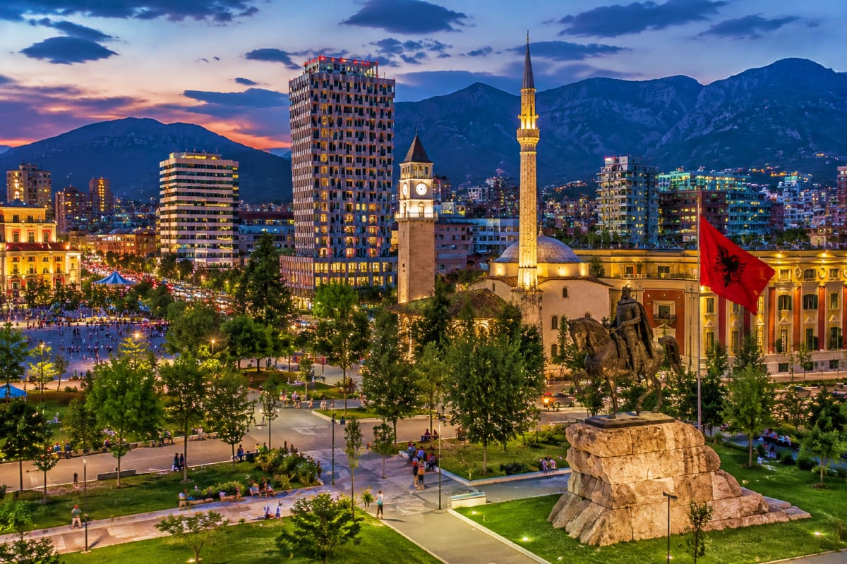 Albania Visa twilight