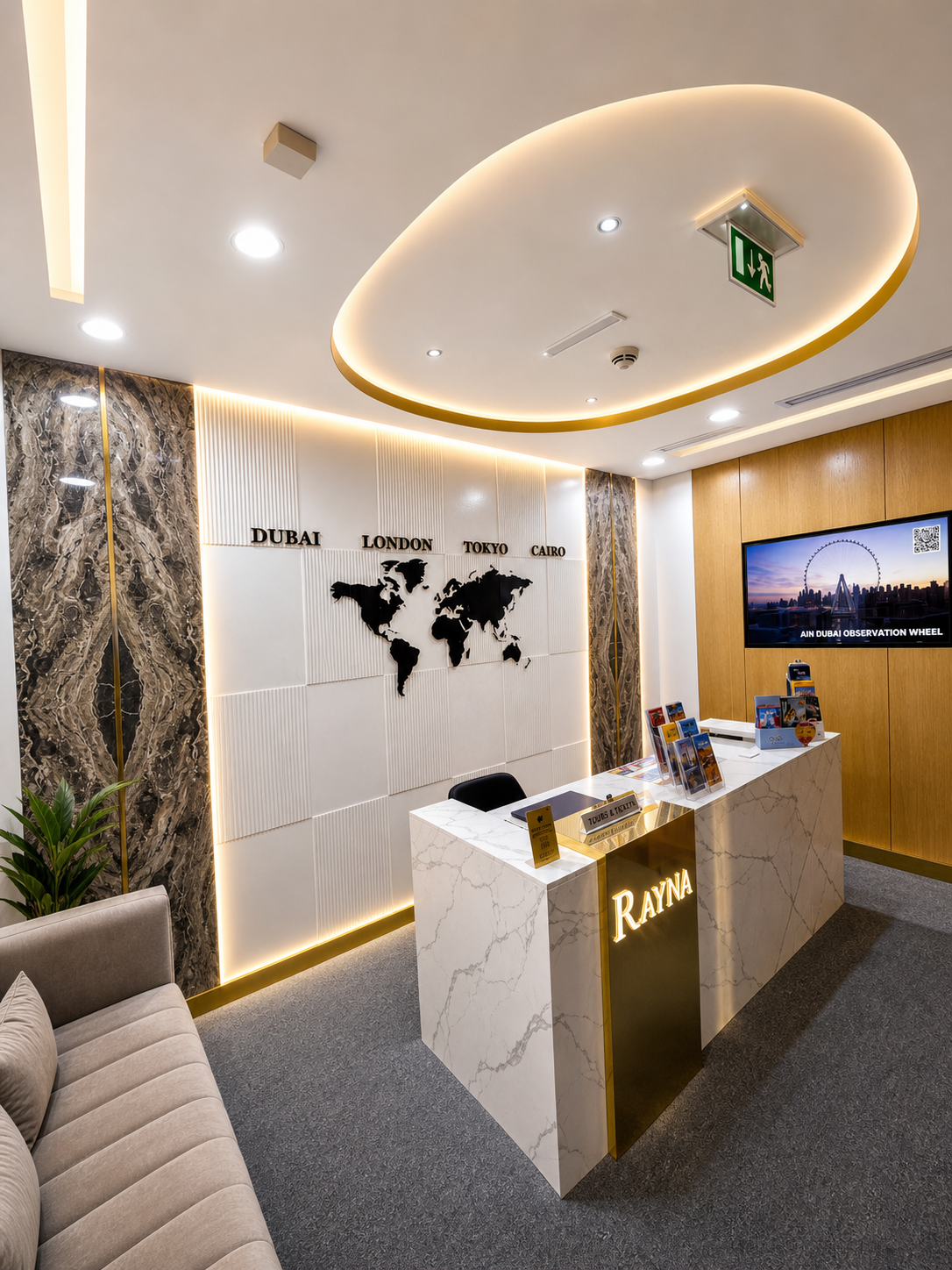 Rayna travel desk