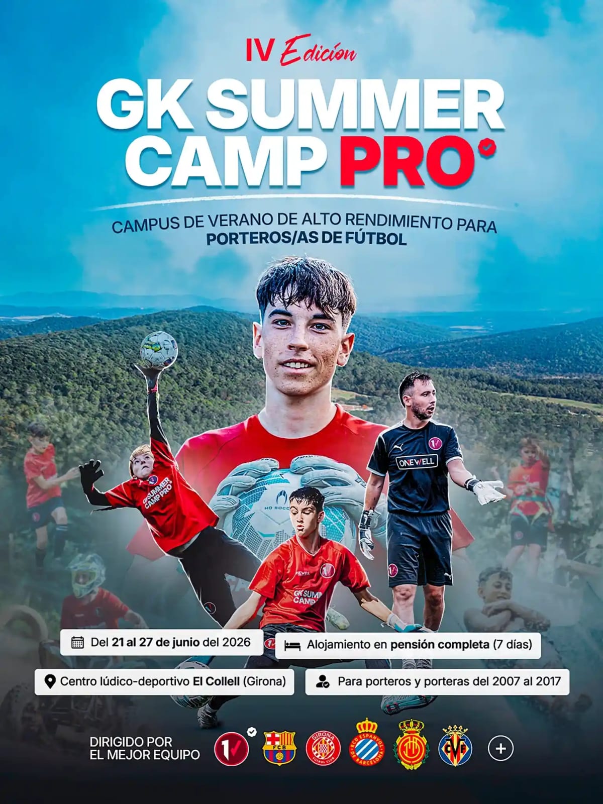 Campus de verano para porteros/as | Gk Summer Camp PRO Onewell Gk - Fútbol in Sant Ferriol