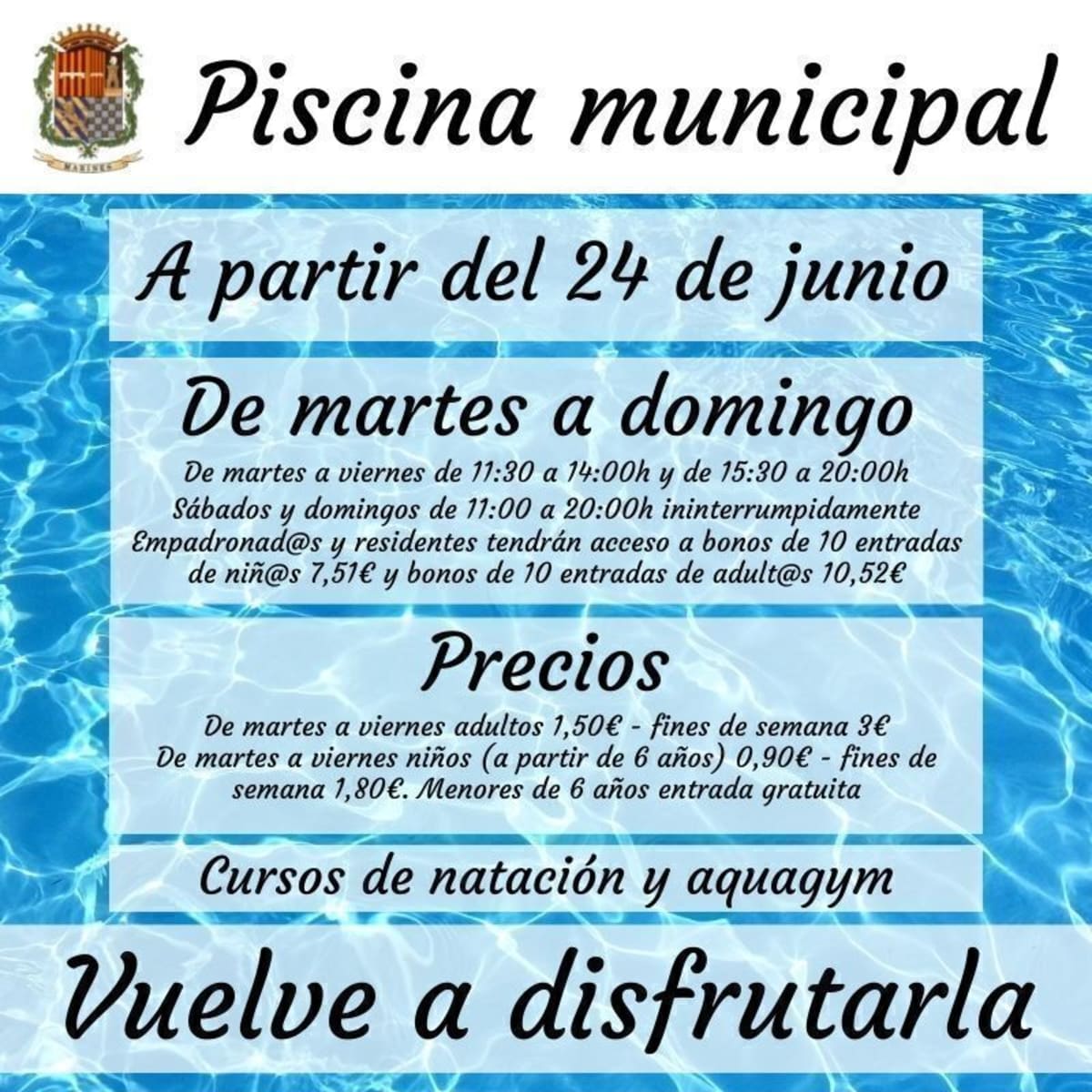 Piscina Municipal Cortelazor - Natacion in Los Marines