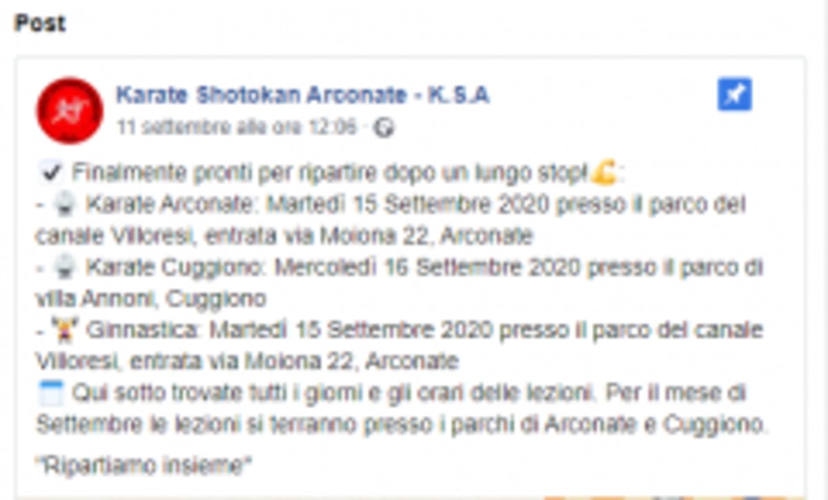 A.S.D. Karate Shotokan Cuggiono - Karate a Cuggiono