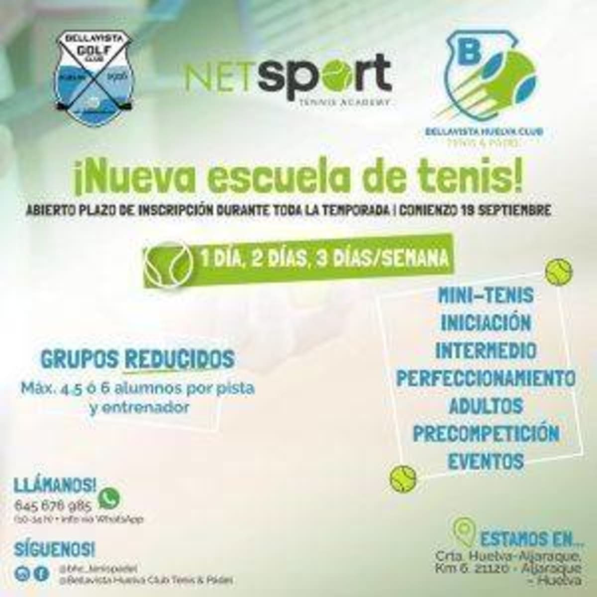 Net Sport Tennis Academy - Tenis in Mairena del Aljarafe