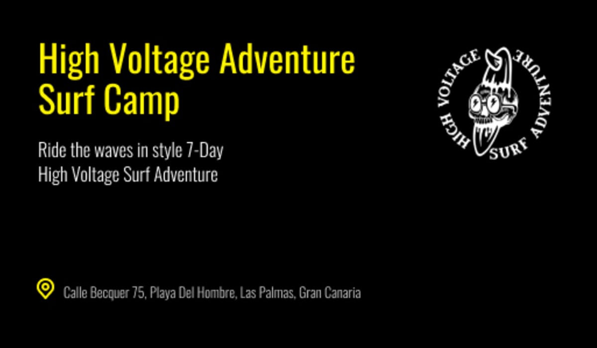 High Voltage Gran Canaria Surf Camp & Surf School - Surf a Playa del Hombre